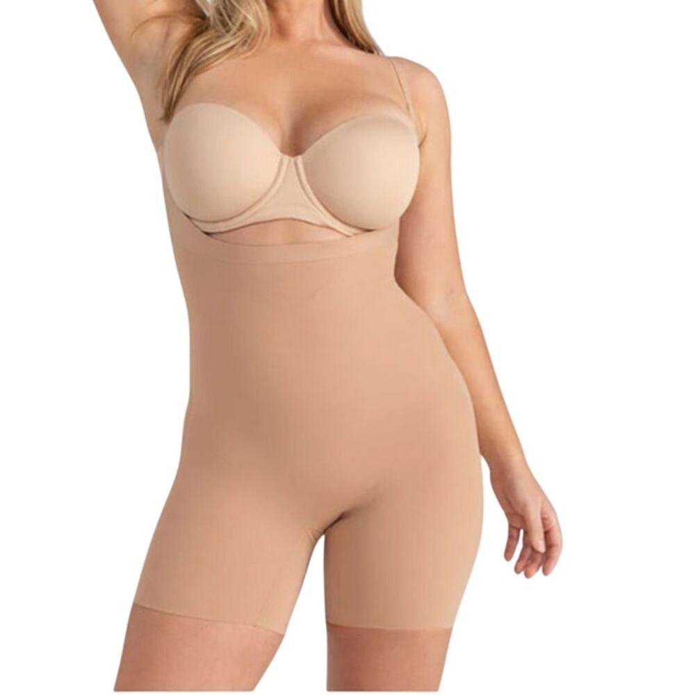 Honeylove bodysuit SPBS00006 Open-Bust Mid-Thigh size 3X